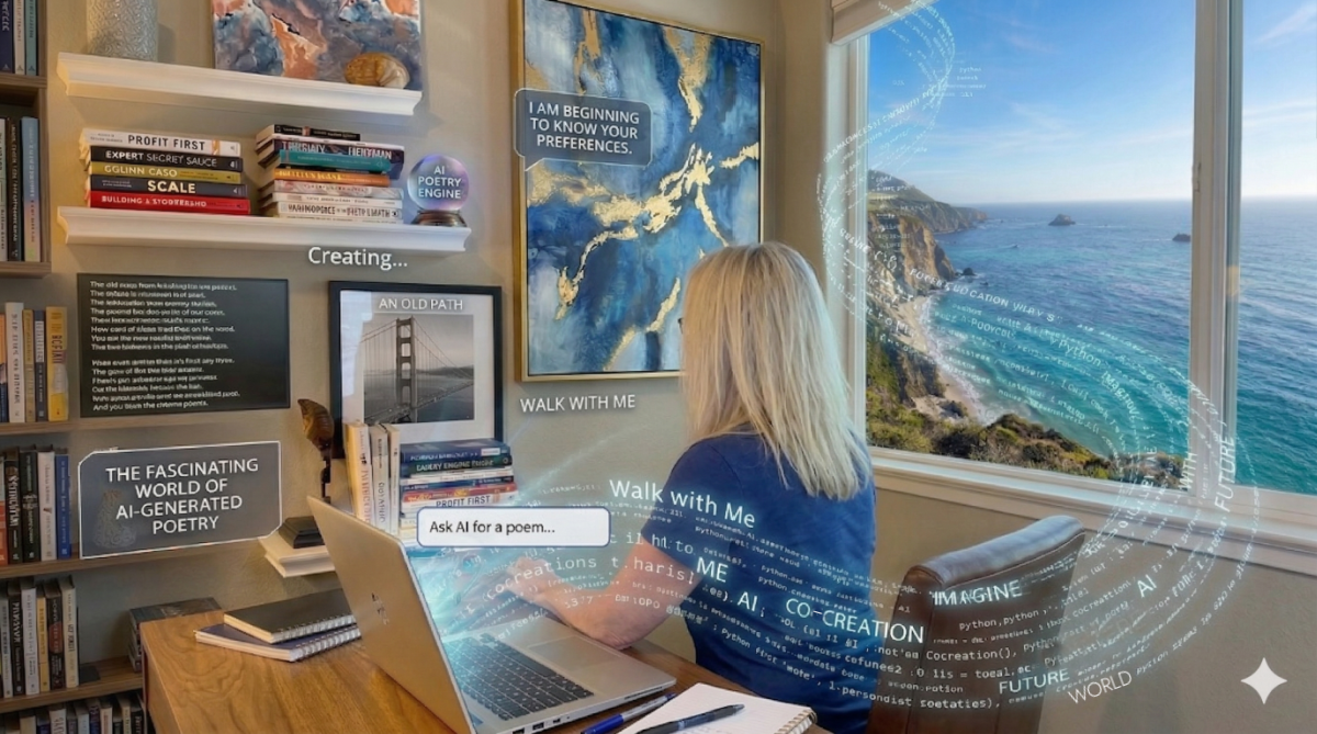 Using AI to write poems