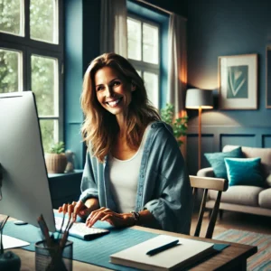 Writing-a-newsletter-at-computer-word-count-matters