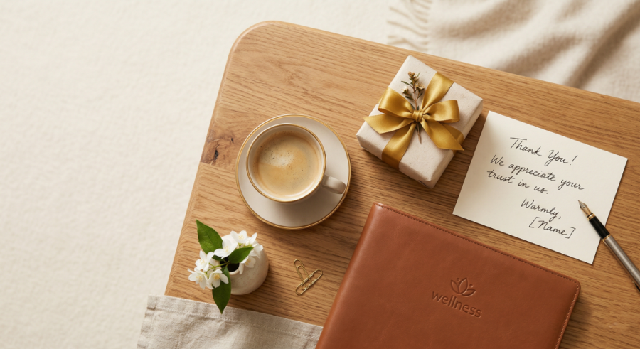 Send a thank you message. We appreciate your trust in using our services